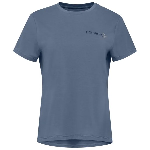 Функциональная рубашка Norrøna Women's Femund Tech T Shirt, цвет Vintage Indigo