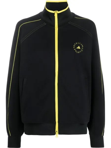 Adidas by Stella McCartney спортивная куртка с логотипом, черный