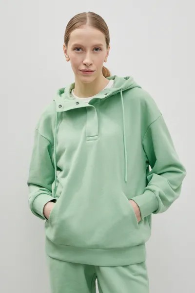 Худи женское Finn Flare FBD110194 зеленое XL