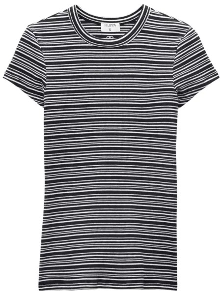 Полосатая футболка из органического хлопка Filippa K, коричневый