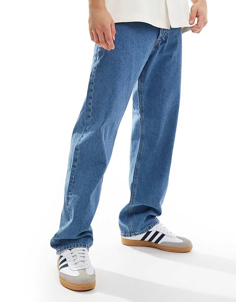Голубые широкие джинсы Jack & Jones Eddie