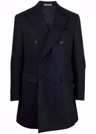 Corneliani шерстяное двубортное пальто