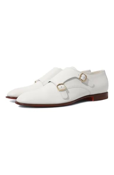 Кожаные монки Double-Buckle Santoni