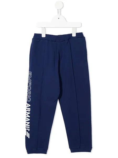 Emporio Armani Kids спортивные брюки с логотипом
