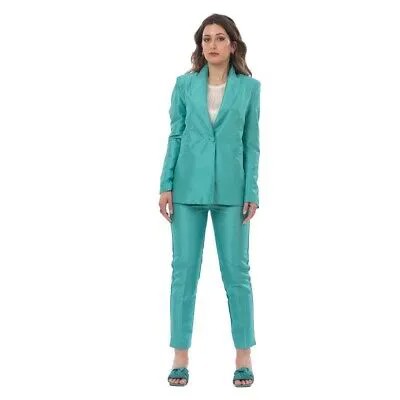 Костюм женский MARYLEY Комплект куртка и брюки 23EB187/M01 23EB52Z/M02 Зеленый