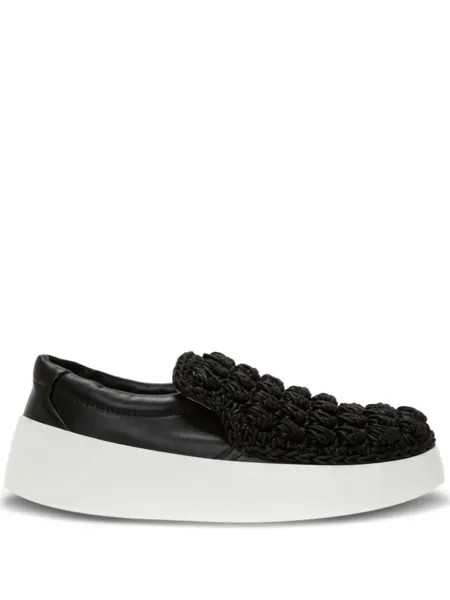 JW Anderson лоферы Popcorn, черный