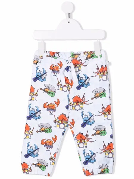 Stella McCartney Kids спортивные брюки с кулиской