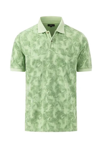 Рубашка-Поло с короткими рукавами, стандартный крой Fynch-Hatton, зеленый