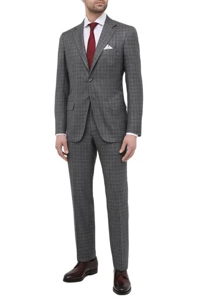 Костюм из кашемира и шелка Kiton