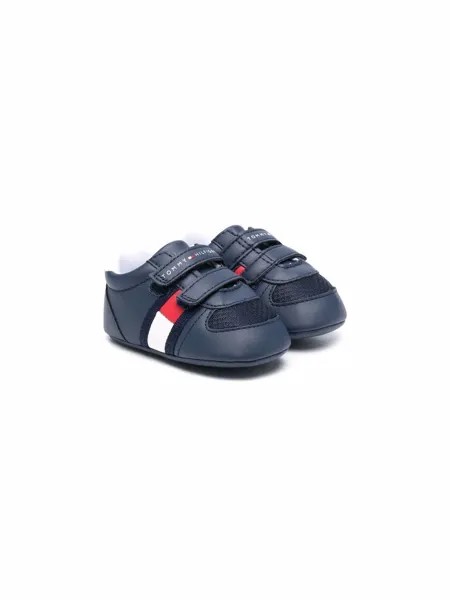 Tommy Hilfiger Junior кроссовки на липучках с логотипом