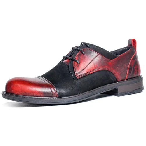 Туфли Tito Lanzony, натуральная кожа, полнота G, размер 42, бордовый