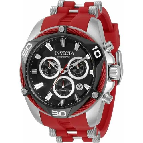 Наручные часы INVICTA, черный, красный