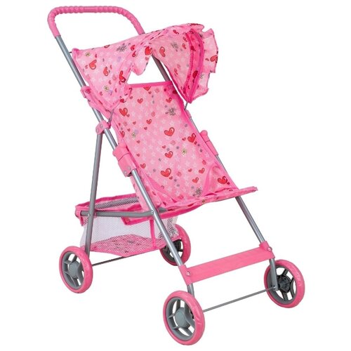 Прогулочная коляска Buggy Boom Mixy (8008) светло-розовый/сердечки