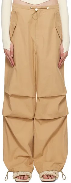 Брюки на резинке Dion Lee Brown