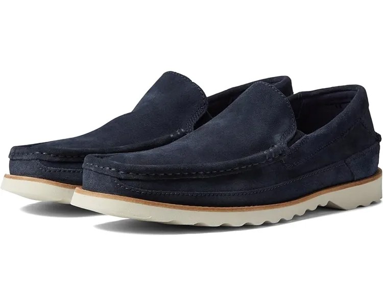 Лоферы Clarks Durleigh Edge, цвет Navy Suede