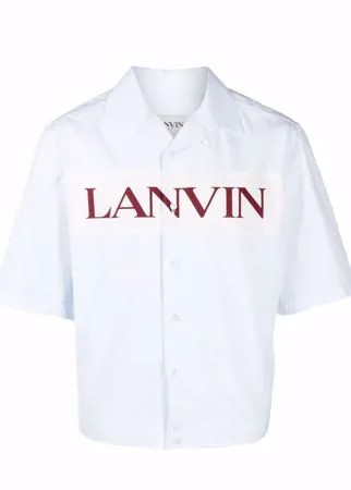 LANVIN рубашка с короткими рукавами и логотипом