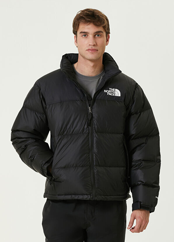 Пуховик nuptse 1996-го года с капюшоном The North Face, черный