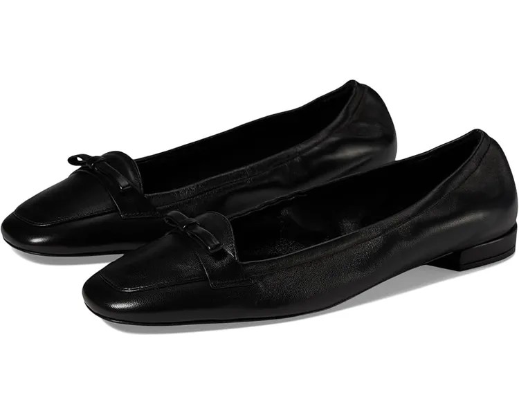Туфли на плоской подошве Stuart Weitzman Tully Loafer, черный