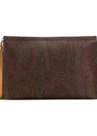 ETRO paisley patterned clutch bag