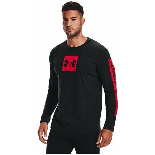 Лонгслив Under Armour Camo Boxed Sportstyle LS Черный LG 1366464-001