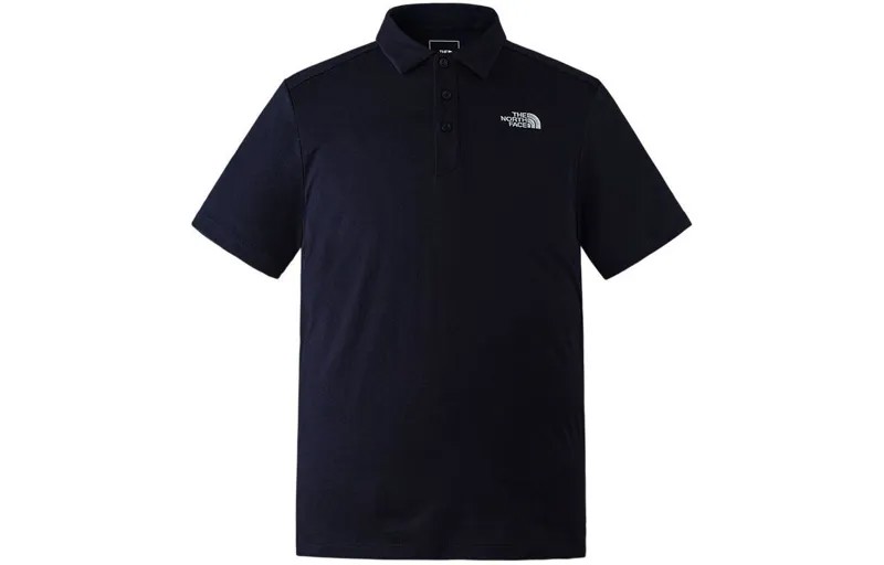 Рубашка поло мужская темно-синяя The North Face, темно-синий