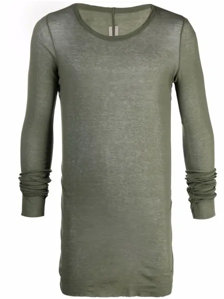 Rick Owens топ тонкой вязки с длинными рукавами