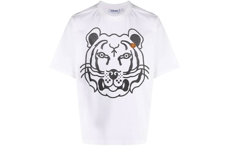 Футболка мужская белая Kenzo, белый
