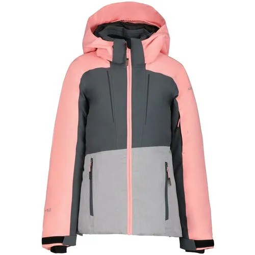 Куртка ICEPEAK, размер 122, розовый, серый