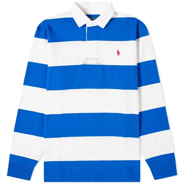Рубашка Polo Ralph Lauren Stripe Rugby, цвет Cruise Royal & White