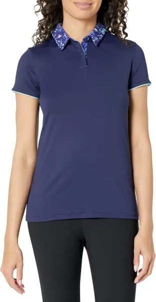 Рубашка-поло Iso-Chill Polo Under Armour, цвет Midnight Navy/Metallic Silver