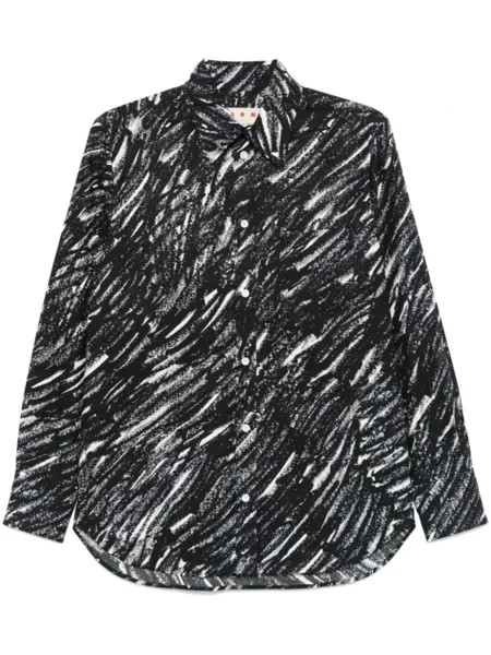 Marni рубашка Crayon, черный
