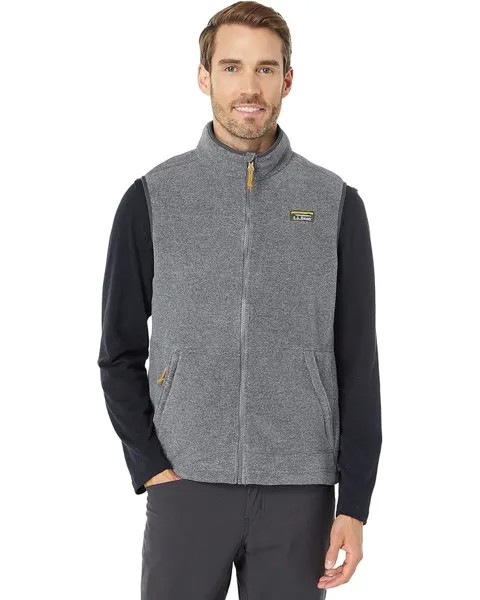 Утепленный жилет L.L.Bean Mountain Classic Fleece, цвет Charcoal Heather