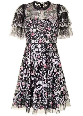 Needle & Thread платье Odette с цветочным принтом