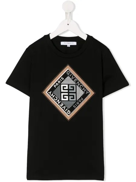 Givenchy Kids футболка с логотипом