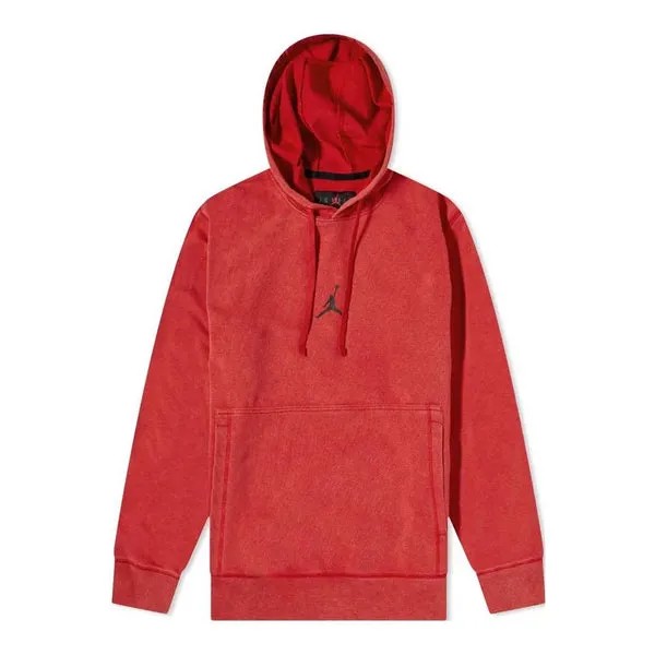 Толстовка Air Jordan Dri-FIT Fleece Pullover Hoodies 'Red', красный