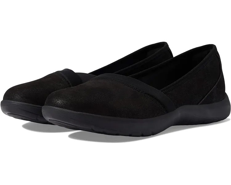 Лоферы Clarks Adella Pace, цвет Black Textile