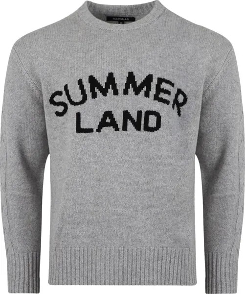 Толстовка Nahmias Summerland Intarsia Crewneck 'Grey', серый