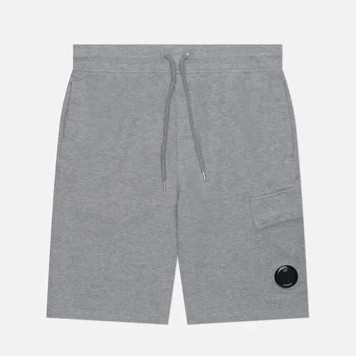 Мужские шорты C.P. Company Light Fleece Regular Cargo серый, Размер XL