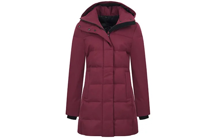 Женский пуховик Canada Goose, Бургундия