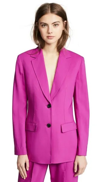 НОВЫЙ PHILLIP LIM 3.1 Ярко-розовый пиджак цвета фуксии на двух пуговицах 10