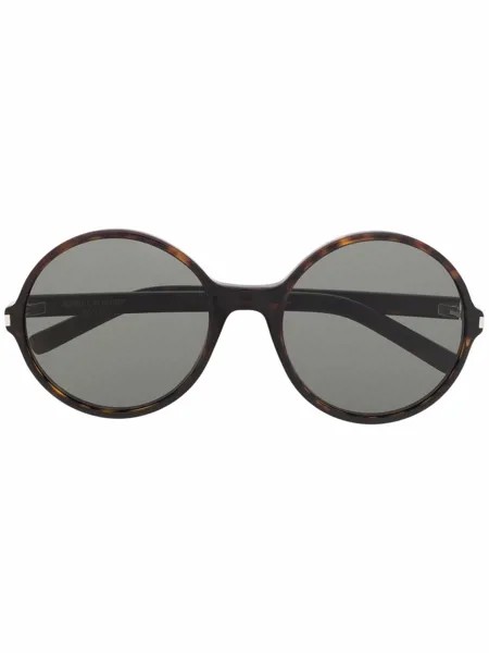 Saint Laurent Eyewear солнцезащитные очки в круглой оправе
