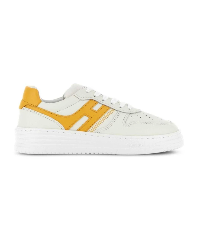 Кожаные кроссовки Hogan, белый