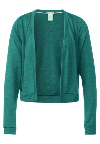 Вязаный кардиган Street One, цвет Emerald/Dark Green