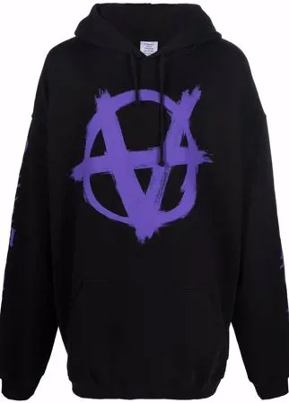 VETEMENTS худи Anarchy с кулиской