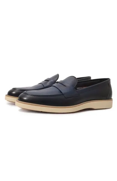 Кожаные пенни-лоферы Detroit Santoni