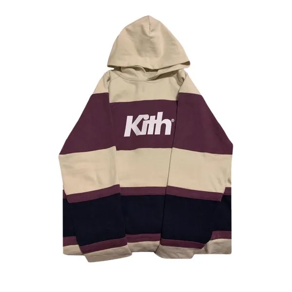 Худи Kith Delk Paneled Hoodie 'Ivory', белый