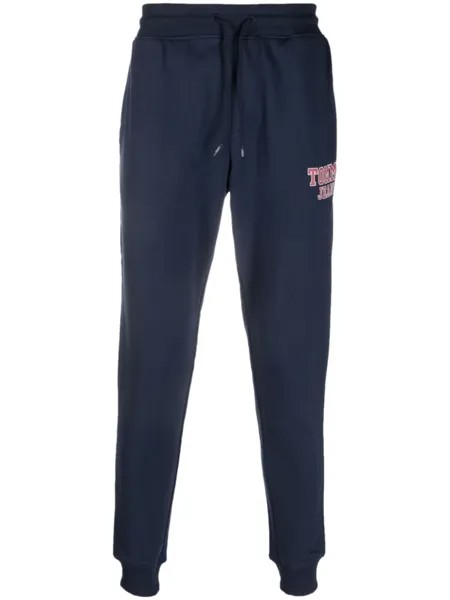 Tommy Jeans спортивные брюки с вышитым логотипом, синий