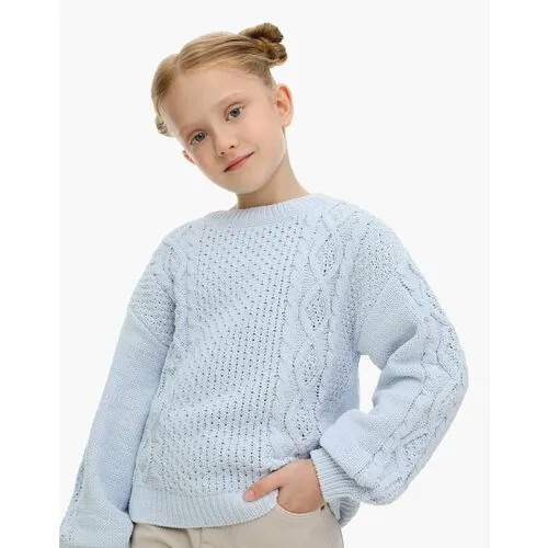 Джемпер Gloria Jeans, размер 6-7л/122 (31), голубой