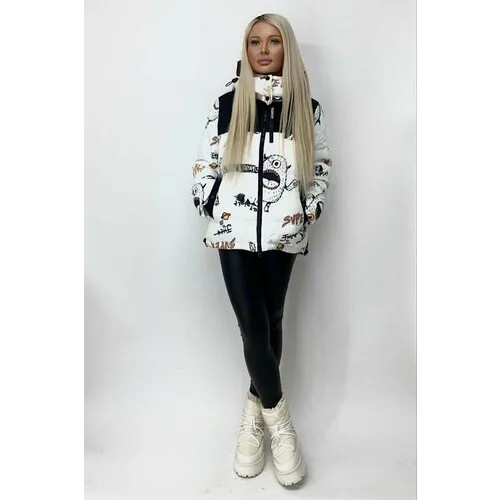 Куртка Black Leopard, размер 46, белый