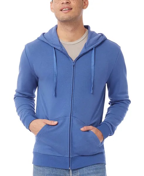 Мужская толстовка с капюшоном eco-cozy на молнии Alternative Apparel, мульти